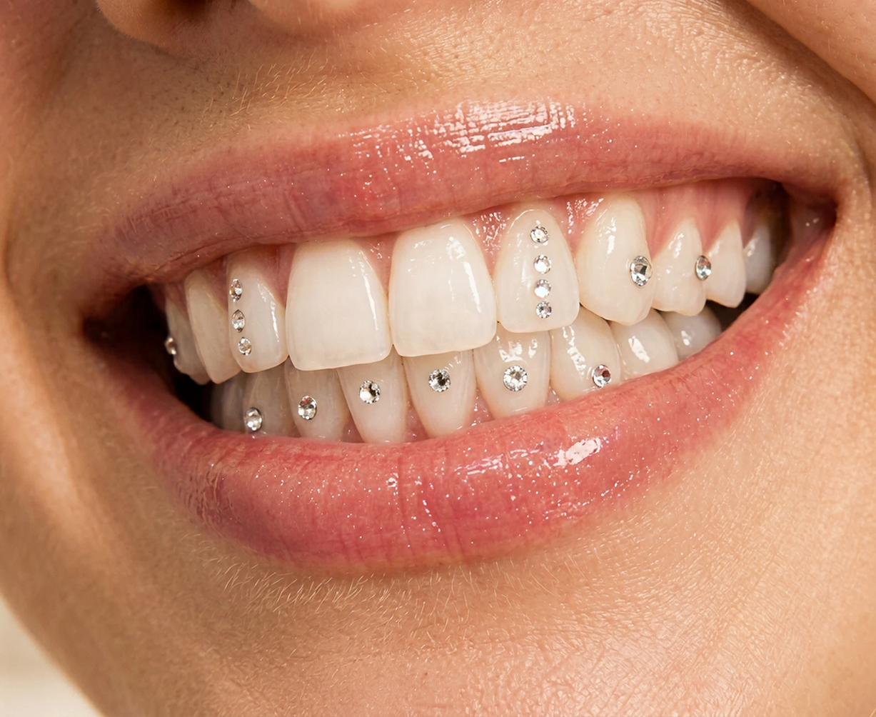 Smile with a tooth gem — customer result 5