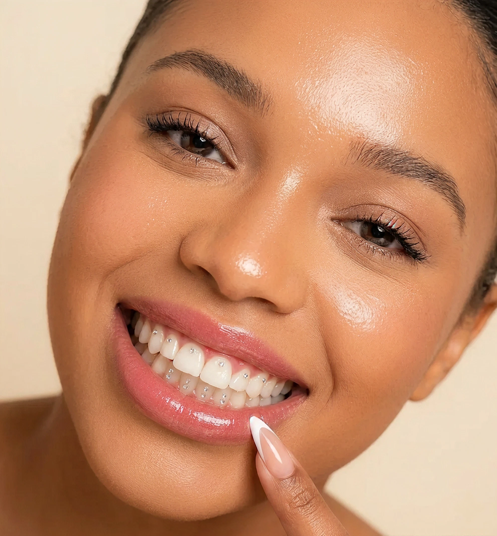 Smile with a tooth gem — customer result 6