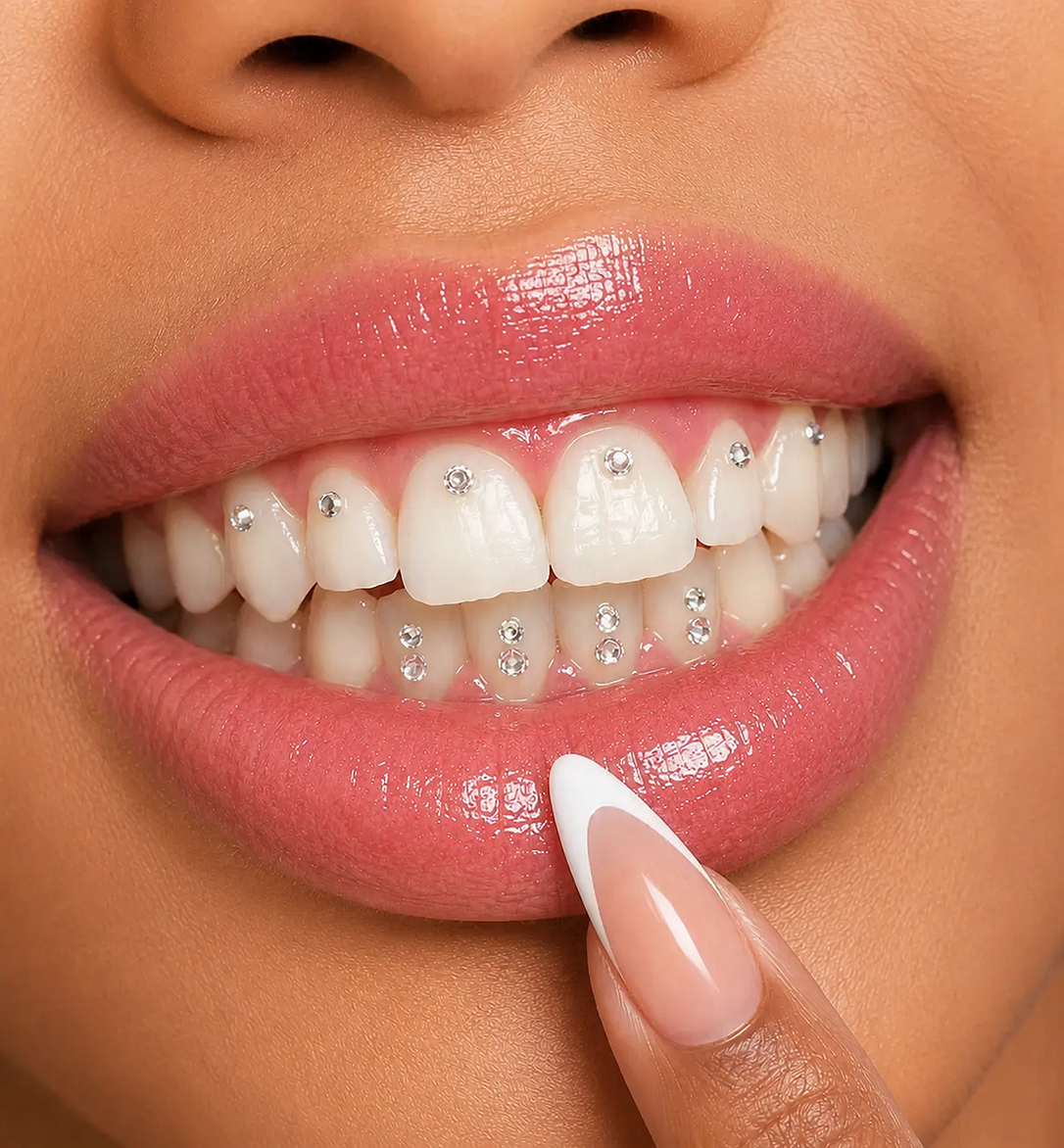 Smile with a tooth gem — customer result 7